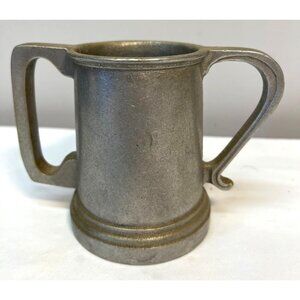 Vintage 70's Wilton Armetale Kissing Mug Double Handle Wedding Planner USA Made